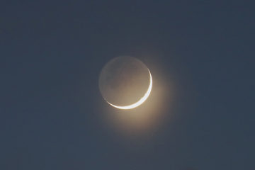 Luce cinerea della Luna