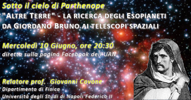 Locandina incontro con il Prof Covone