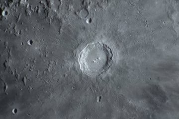 Cratere Copernico sulla Luna, slider