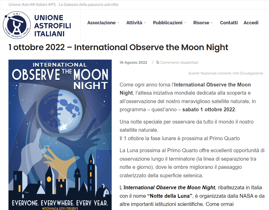 Notte della Luna 2022