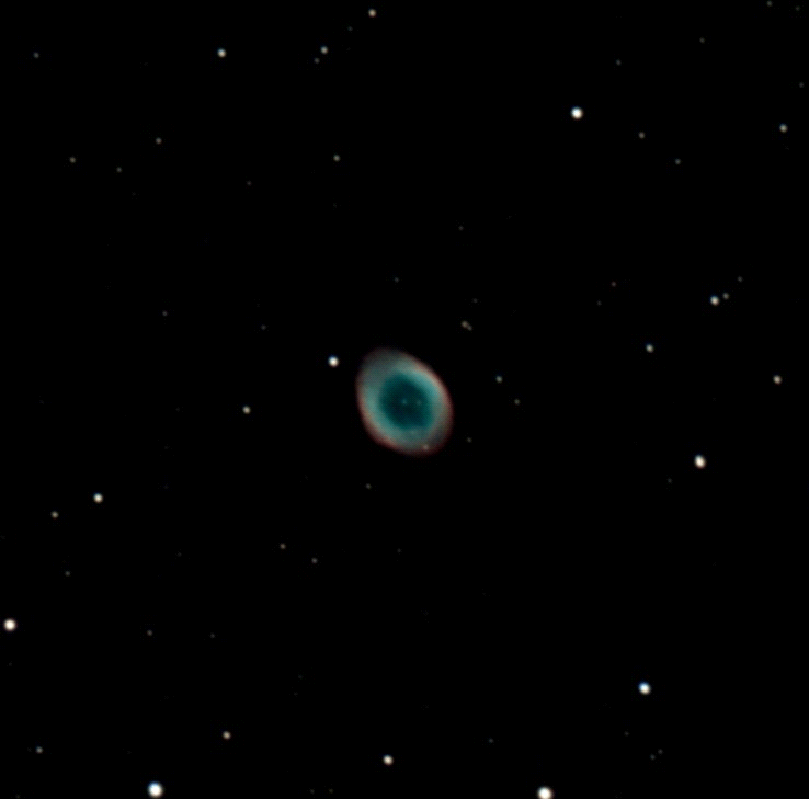 M57 Nebulosa Anello nella Lira,fotografata dal nostro socio Luca Dionisi