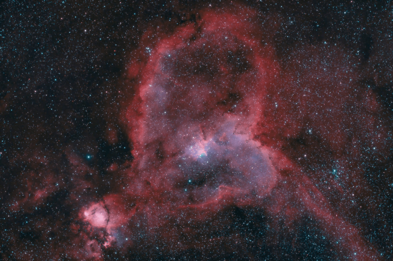 nebulosa Cuore fotografata dal nostro socio Michele Bernardo