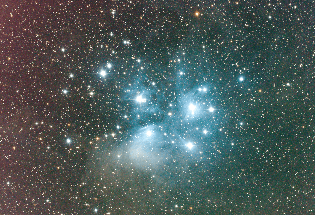 Pleiadi, foto di Claudio Di Gennaro