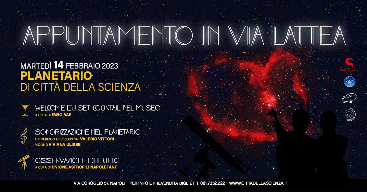 Locandina San Valentino 2023 Città della Scienza