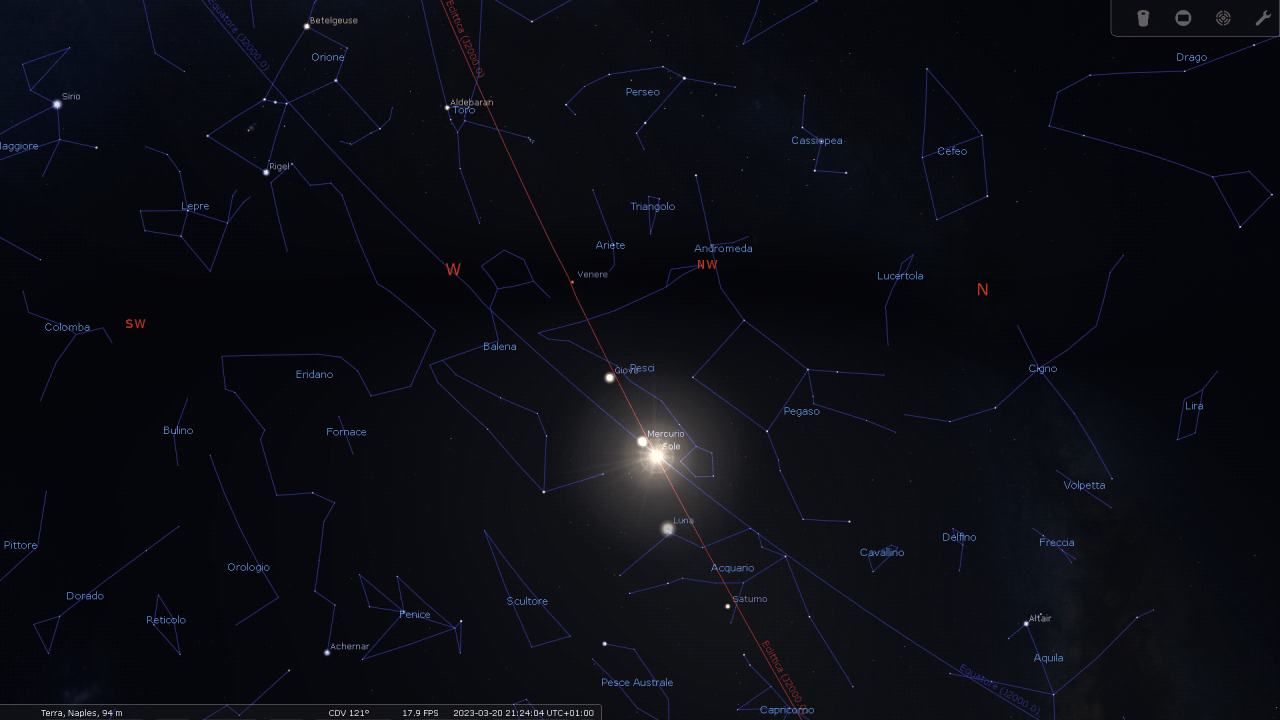 Stellarium Luna