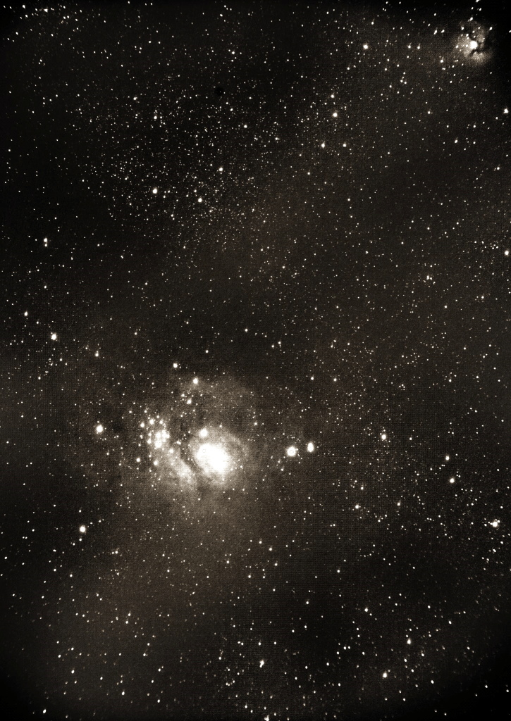 Nebulosa Laguna (M8)e Trifida, foto di Daniele Schiano