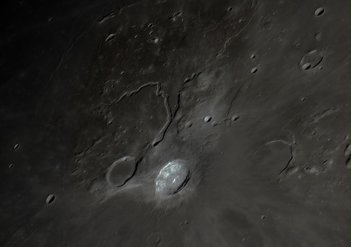 il cratere Aristarco, foto di Alberto Civiello