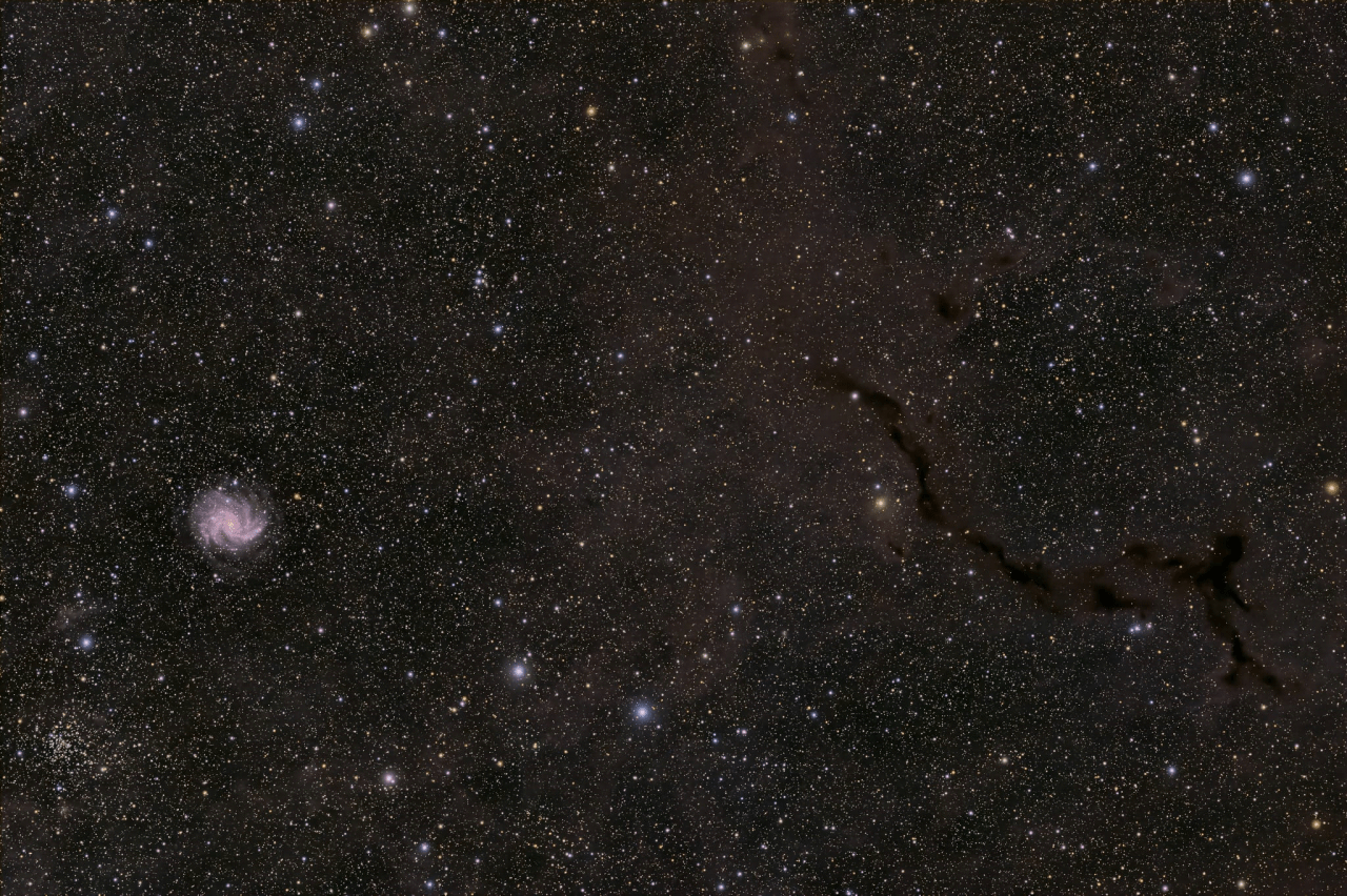 campo stellare Cigno e Cefeo foto di Michele Bernardo