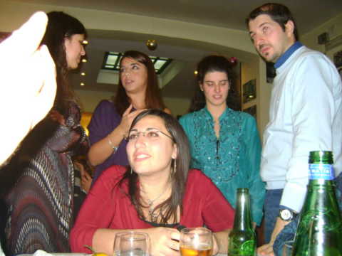 Valeria, alle spalle: Sara, Simona, Ginevra e Vittorio