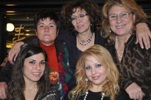 Rita, Inma, Rosa, Sara ed Eliana