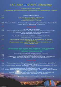 2013 - III AstroUAN_Meeting