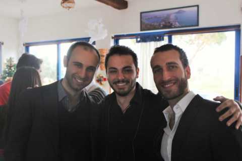 Alessandro Mosca, Antonio Porcelli e David D'Ambrosio