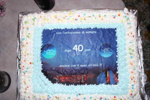 Torta del 40° anno di attività UAN di Armando Tomacelli