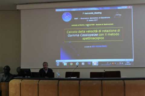 Calcolo della velocità di rotazione di Gam Cas con il metodo spettroscopico - E. Ricciardiello