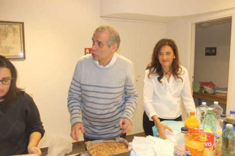 Preparazione pranzo - Giorgio e Tonia