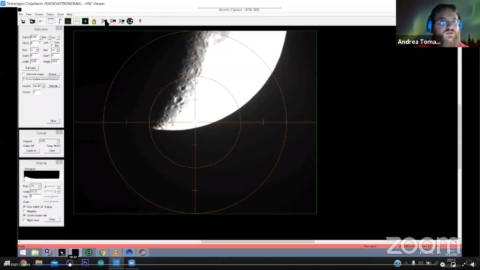 Osservazione della Luna al Colacevich