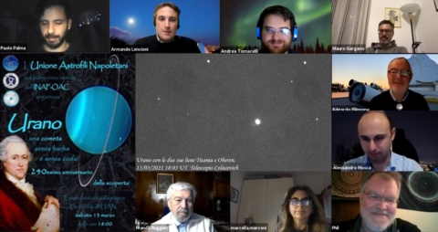 Copertina: Relatori, locandina e foto di Urano