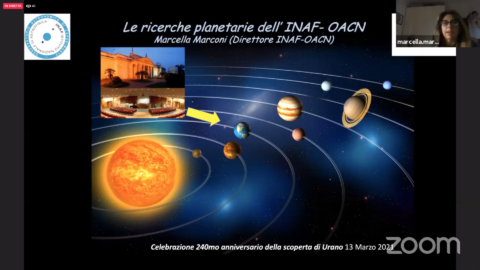 Relazione: L'attività di esplorazione del Sistema Solare all'OAC - Dott.ssa Marconi