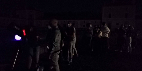 Pubblico al telescopio