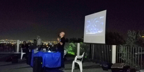 Gino Civita presenta le Costellazioni utilizzando Stellarium