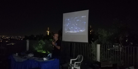 Gino Civita presenta le Costellazioni utilizzando Stellarium