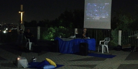 Gino Civita presenta le Costellazioni utilizzando Stellarium