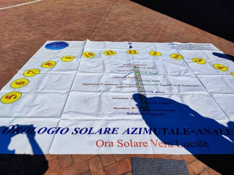 18 marzo 2023 - Il Sole &egrave; il grande orologio del Mondo a Citt&agrave; della Scienza