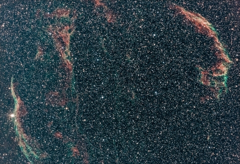 Nebulosa Velo, foto di Claudio Di Gennaro