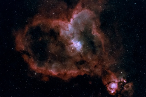 Nebulosa Cuore Gabriele-IC 1805, foto di Gabriele Piantadosi