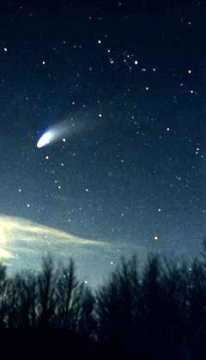 Cometa Hale-Bopp ripresa dal Monte Terminio