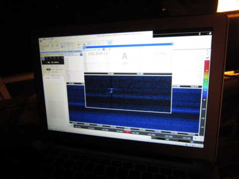 Software di interfaccia per la visualizzazione e registrazione degli eventi radiosservati