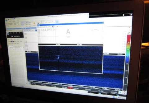 Software di interfaccia per la visualizzazione e registrazione degli eventi radiosservati
