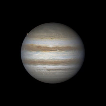 Giove con Europa - Foto di Alberto Civiello del 10 settembre 2023