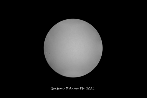 Macchia solare del 19-1-2021 alle ore 12.15