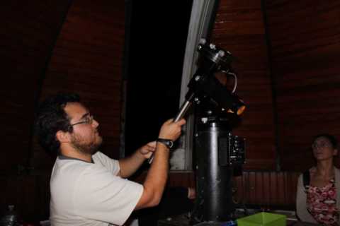 Dopo il telescopio si svita la barra dei contrappesi