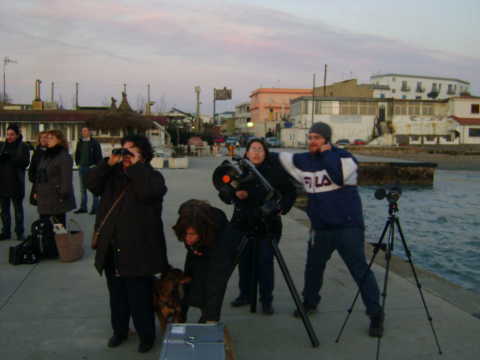 Osservazione cometa PANStarrs + Raggio Verde!