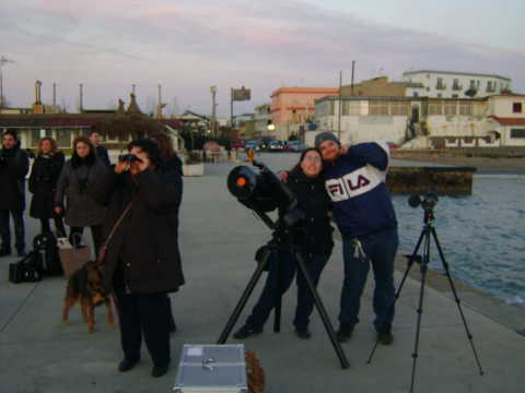 Osservazione cometa PANStarrs + Raggio Verde!